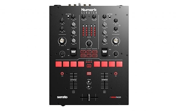 

Numark Scratch 24-битный 2-канальный скретч-микшер Serato DJ Pro DVS с 8 пэдами + FX
