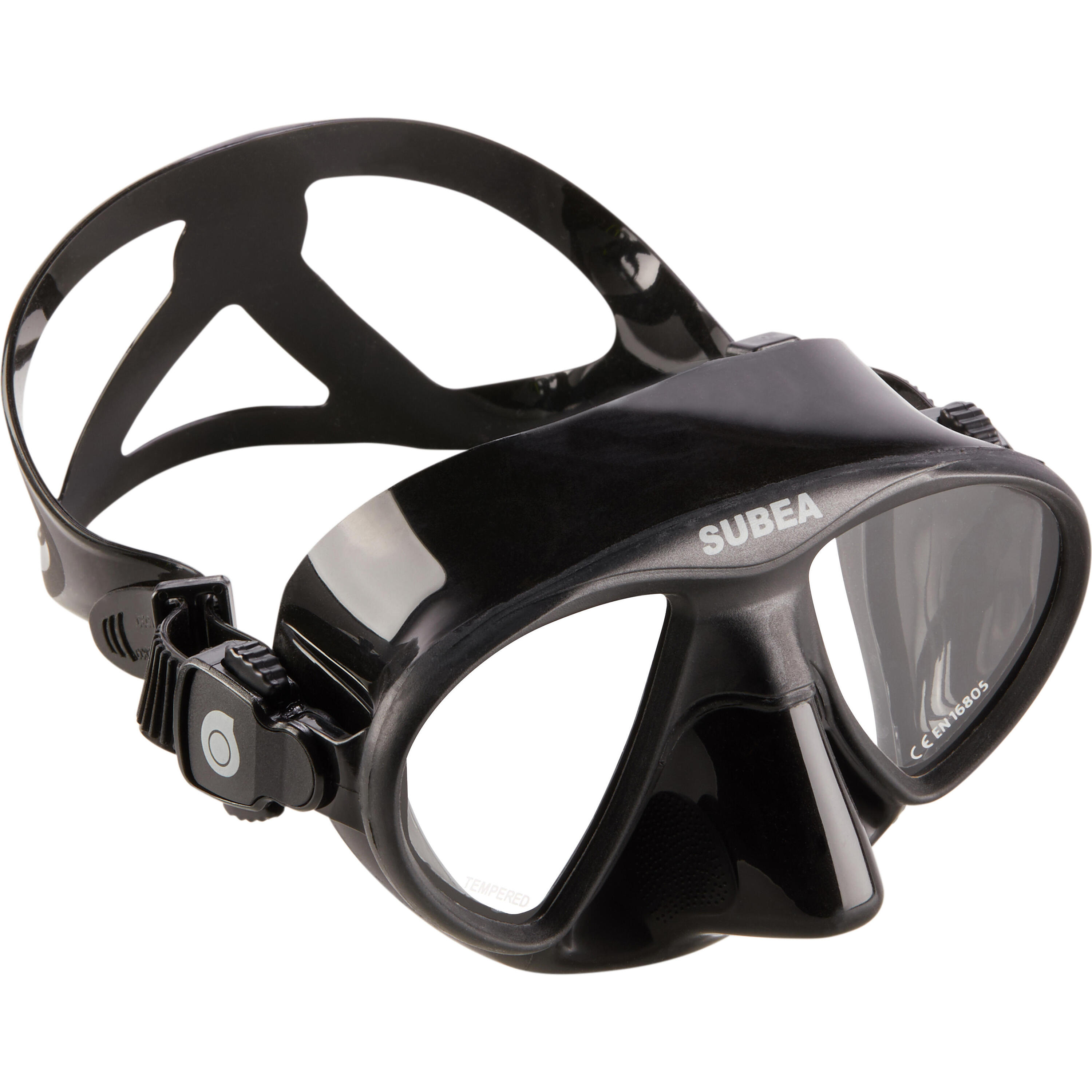 Маска для подводной охоты черная SPF 900 Subea профессиональная маска для подводной охоты подводная маска