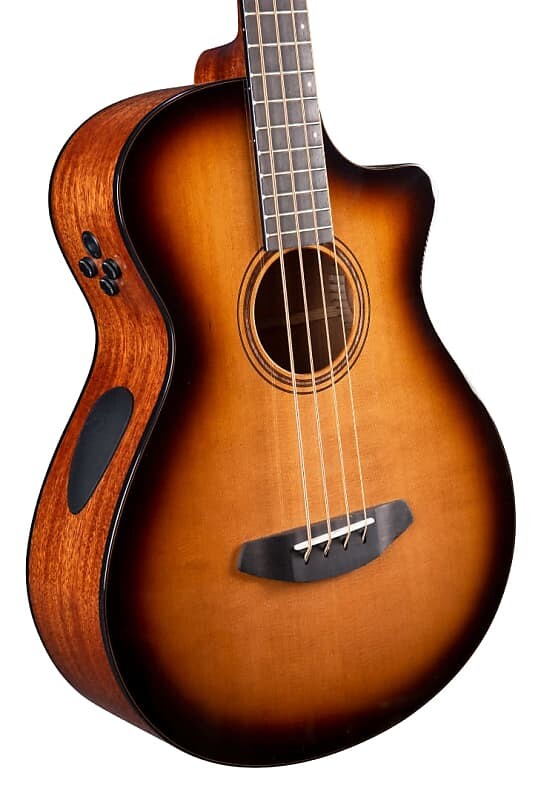 

Акустическая электрическая 4-струнная бас-гитара Breedlove Solo Pro Concerto CE, Edgeburst SLCO44BCERCAM