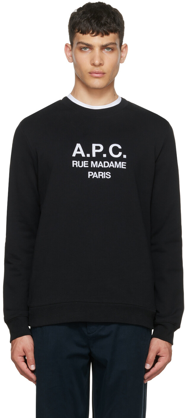 

Черный свитшот \Руфус\"" A.P.C.
