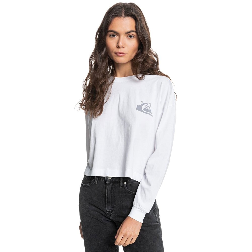 

Футболка с длинным рукавом Quiksilver Oversize, белый