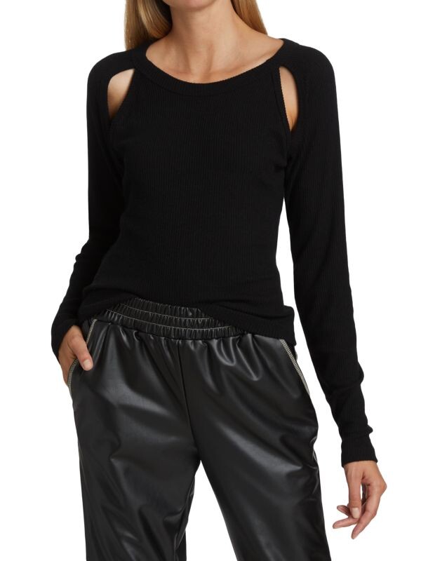

Верх с вырезом в мезонине LNA Black