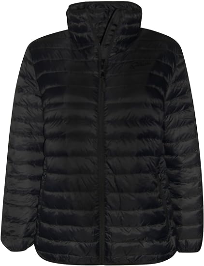 Куртка SportCaster Women's Plus Size Packable Down, черный