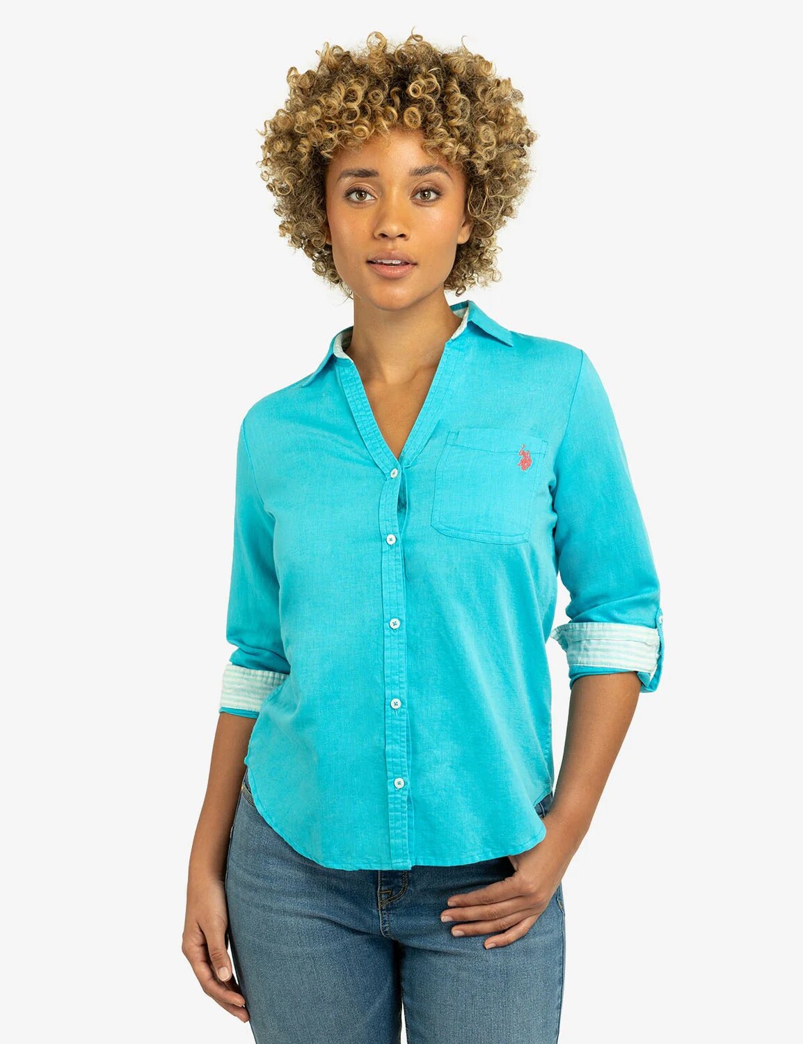 

Рубашка женская U.S. Polo Assn. Linen,