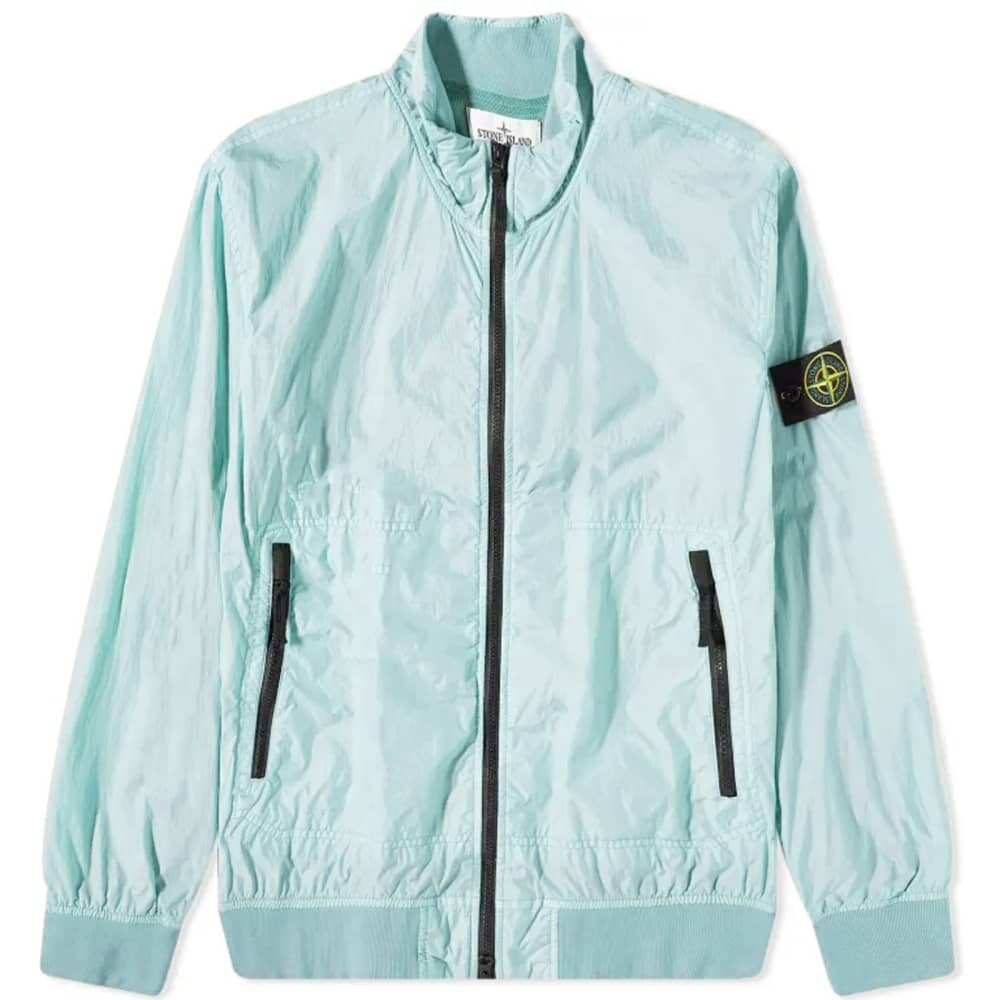 

Куртка из мятого репса Stone Island, Серый