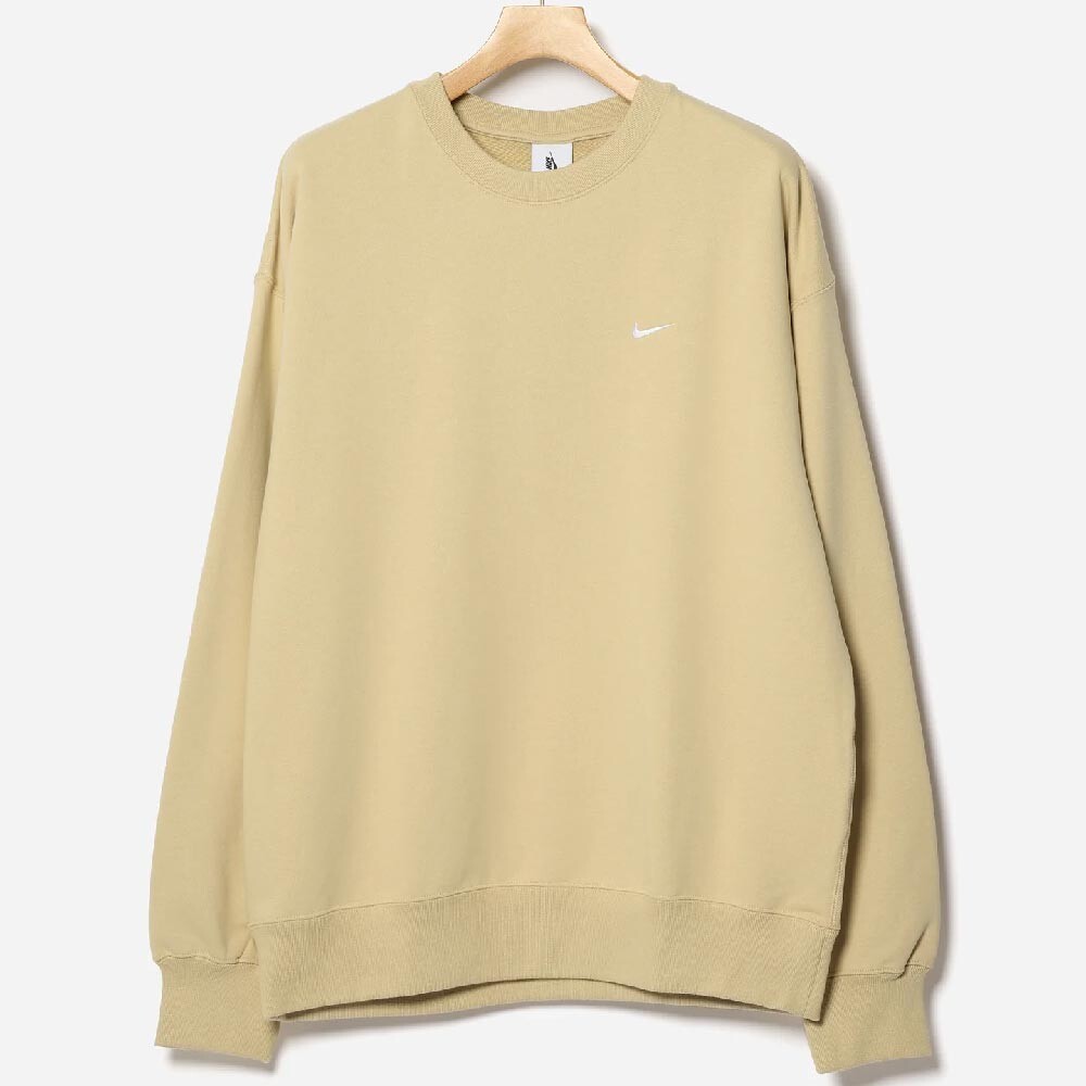 

Свитшот Nike Solo Swoosh Long Round Sleeve Fleece, светло-бежевый