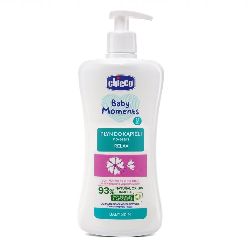 Chicco Пена для ванн Baby Moments 0m+ Relax 500мл