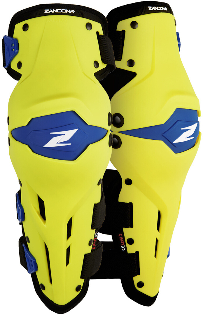 Защита Zandona X-Treme колена, желто-синяя