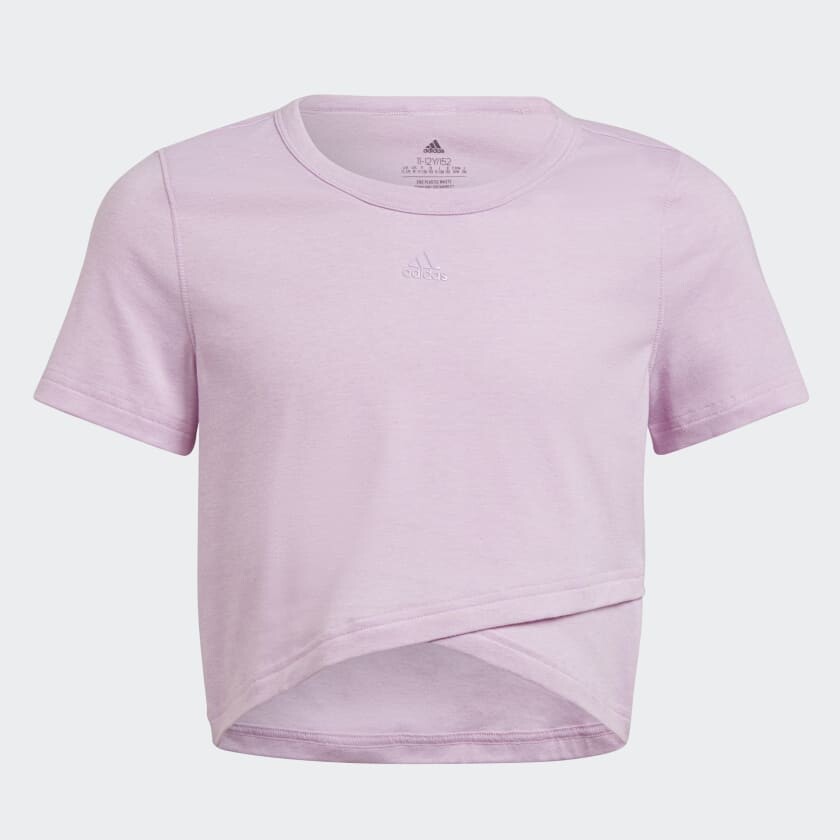 

Футболка Adidas Aeroready Yoga Crop, розовый