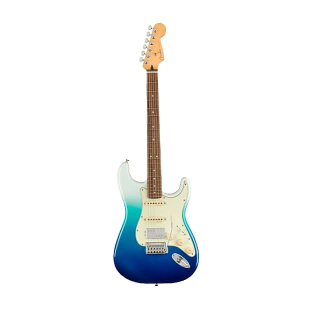 Fender Player Plus Stratocaster HSS, гриф Pau Ferro, цвет Belair Blue Player Plus Stratocaster? HSS Pau Ferro Fingerboard Belair Blue