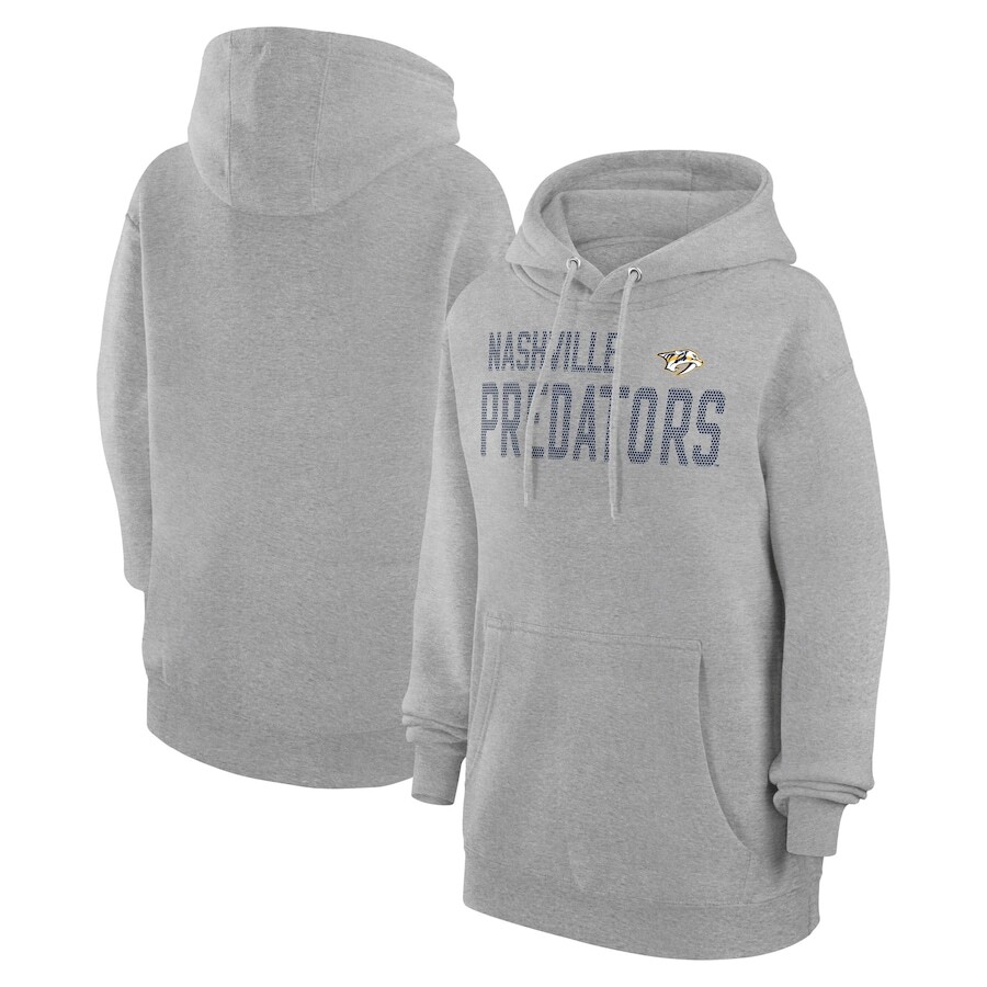 

Пуловер с капюшоном G-III 4Her by Carl Banks Nashville Predators, серый
