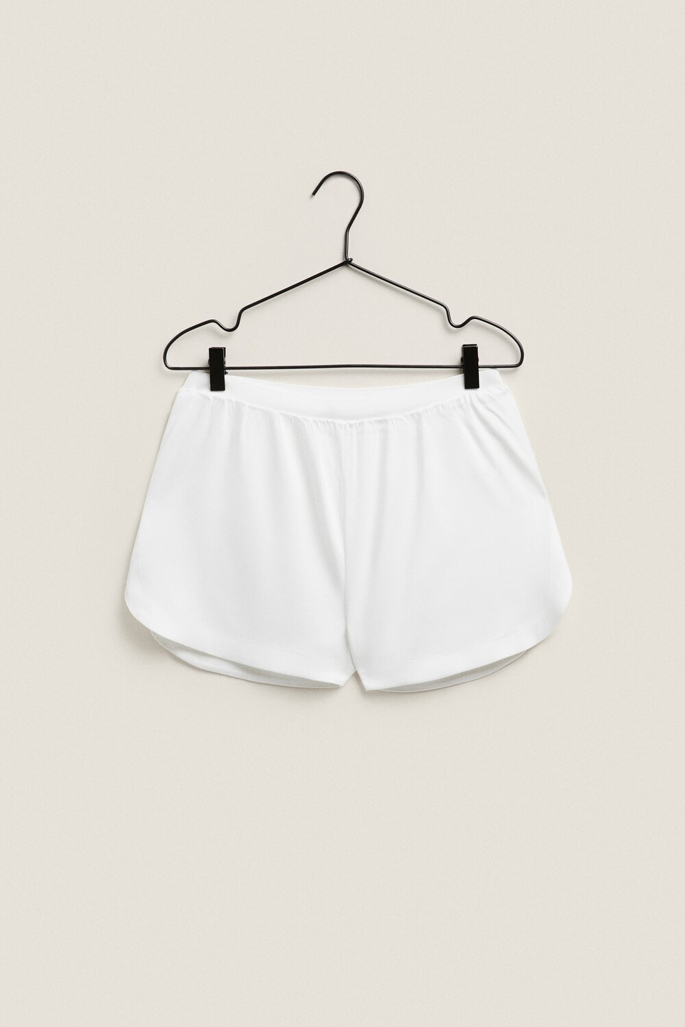 

Белые шорты soft-touch Zara, белый