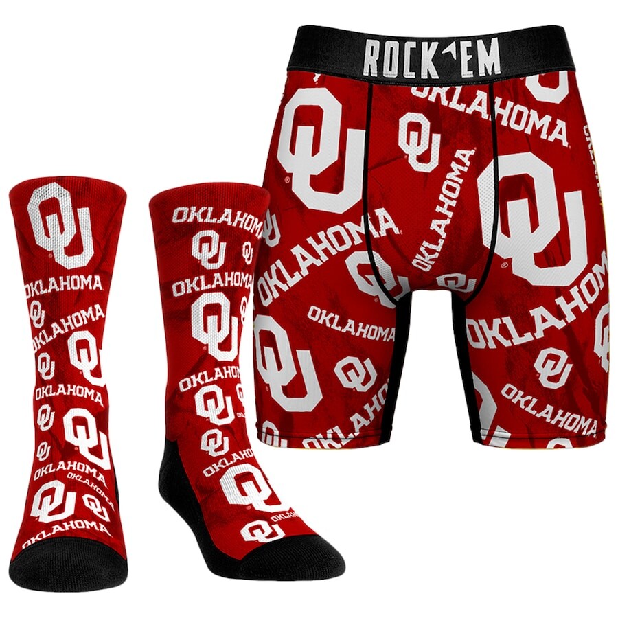 

Носки Rock Em Socks Oklahoma Sooners