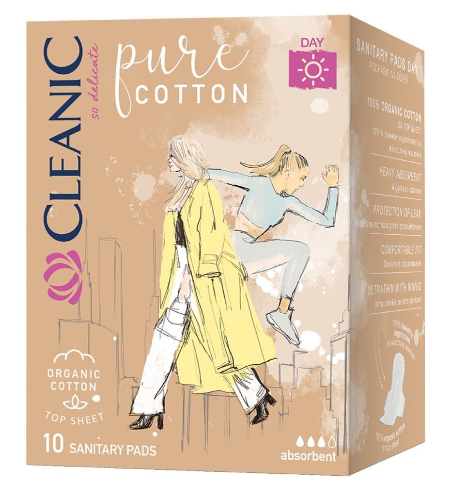 

Cleanic Pure Cotton Day гигиенические салфетки, 10 шт.