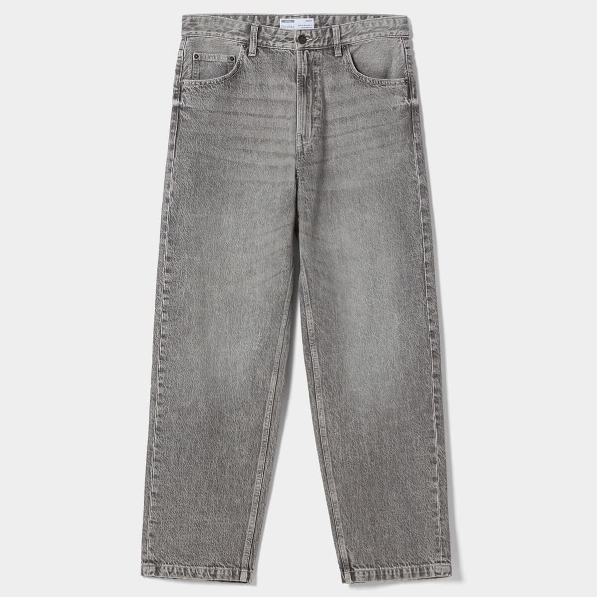 

Джинсы Bershka Coloured baggy, серый