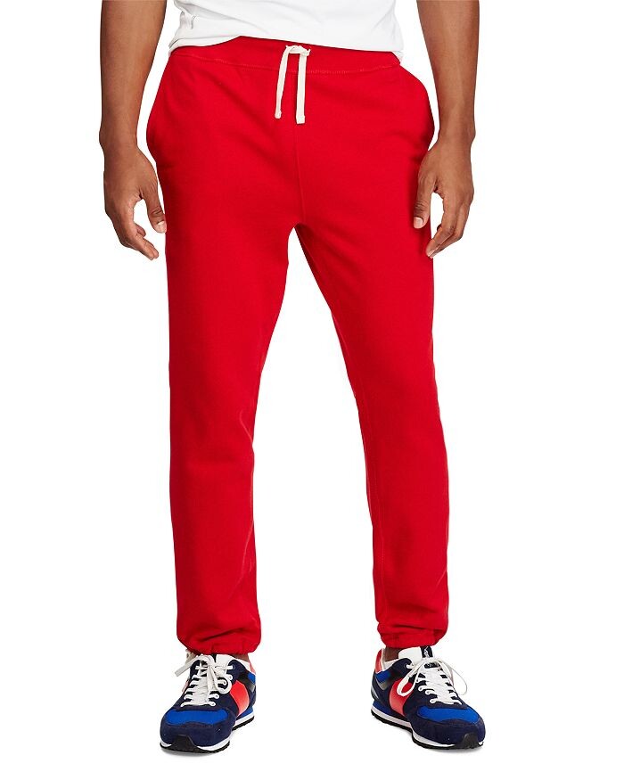 

Флисовые брюки классического кроя с кулиской Polo Ralph Lauren, Красный