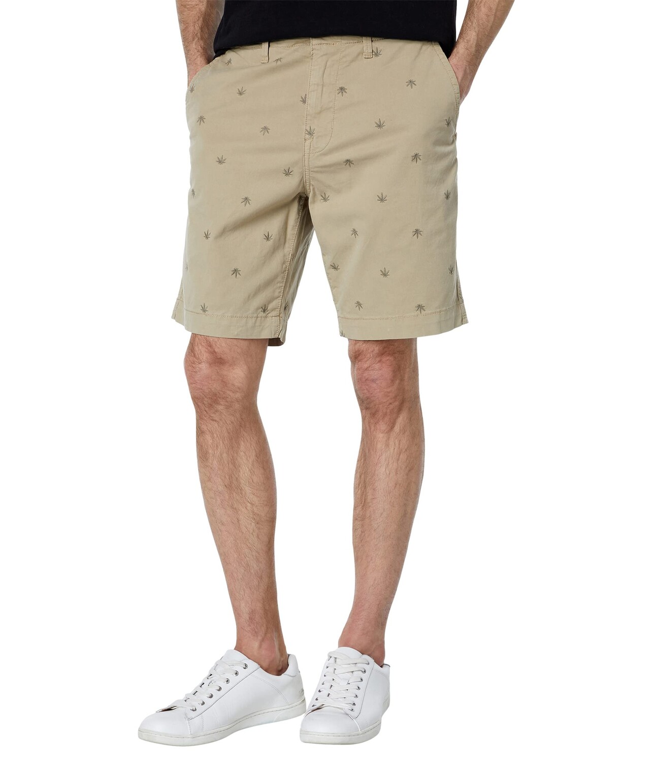 

Шорты Lucky Brand, Stretch Twill Hemp Embroidered Flat Front Shorts