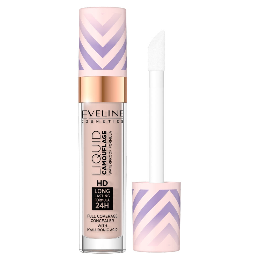 

Eveline Cosmetics Водостойкий консилер Liquid Camouflage с гиалуроновой кислотой 03 Soft Natural 7,5мл