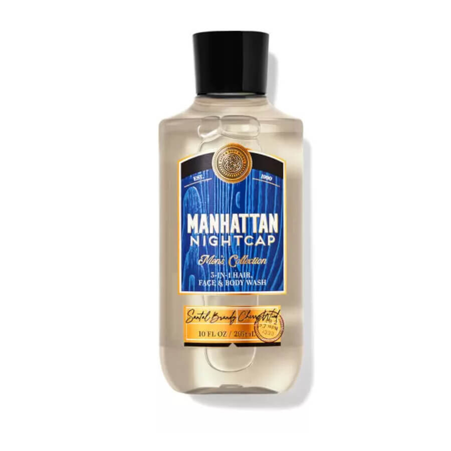 

Мужское средство 3-в-1 для мытья волос, лица и тела Bath & Body Works Manhattan Nightcap, 295 мл
