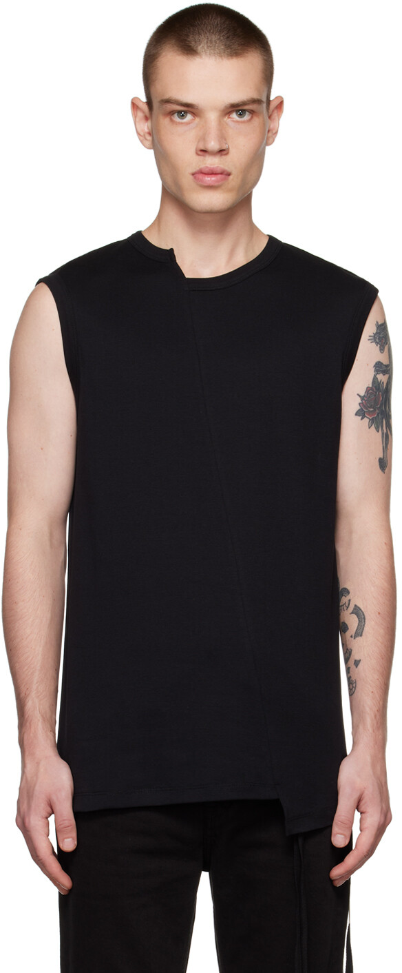 

Черная майка Laurent Ann Demeulemeester