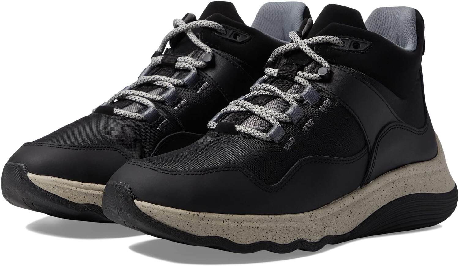 

Кроссовки Jaunt Lo Clarks, черная кожа, Черный