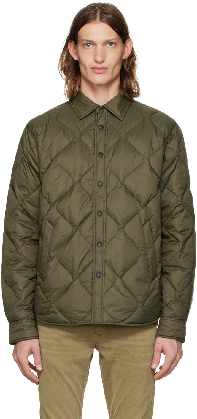 

Зеленый пуховик Dane rag & bone