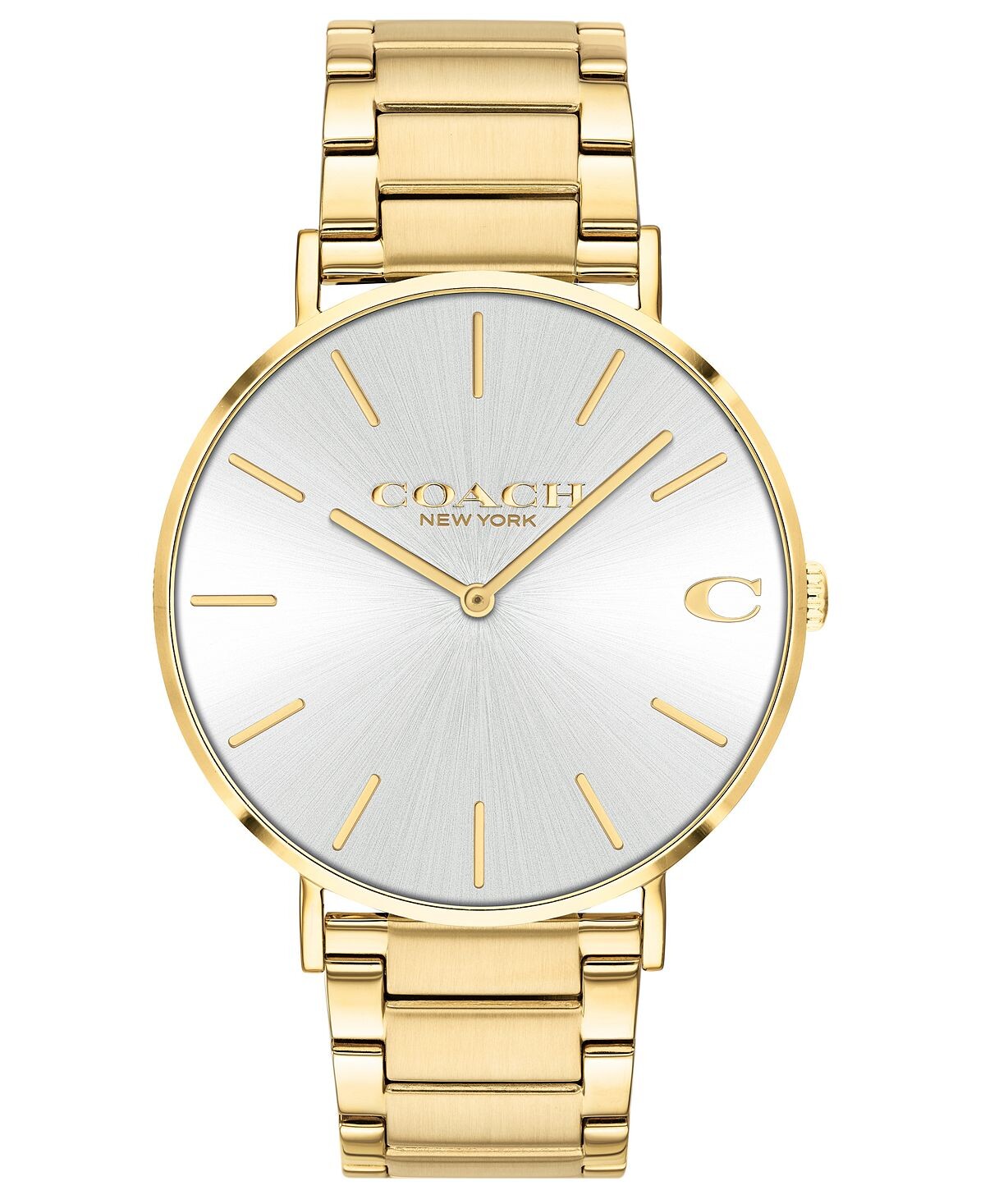 

Мужские часы charles с браслетом из нержавеющей стали 41 мм COACH