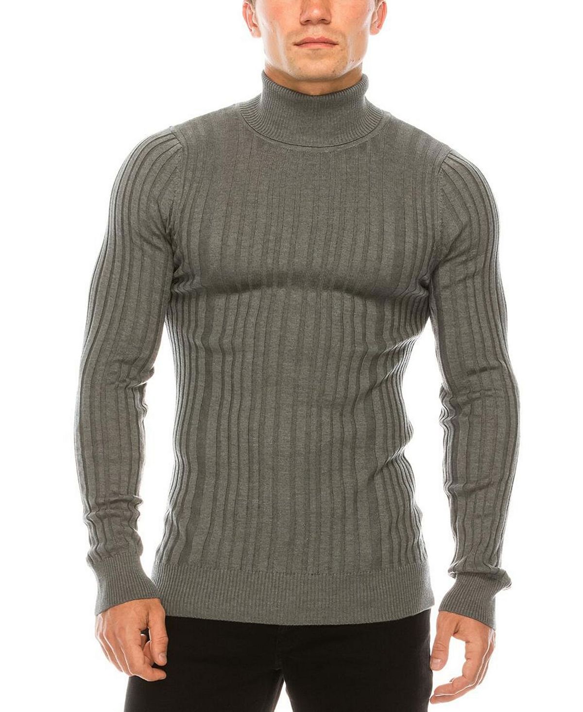 Мужской современный свитер в рубчик RON TOMSON, серый вязаный кардиган ron tomson серый
