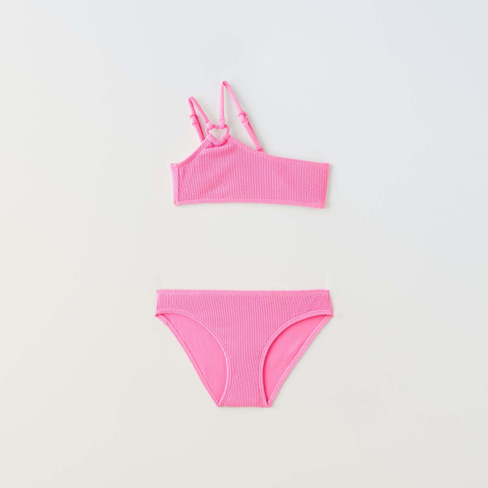 

Бикини Zara Heart Textured, розовый