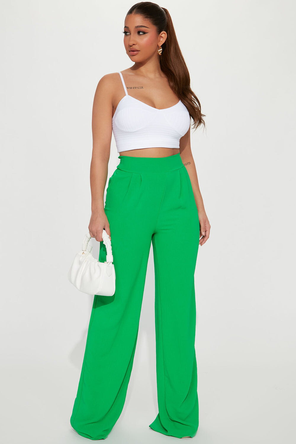 

Брюки Fashion Nova P51166MVV, зеленый
