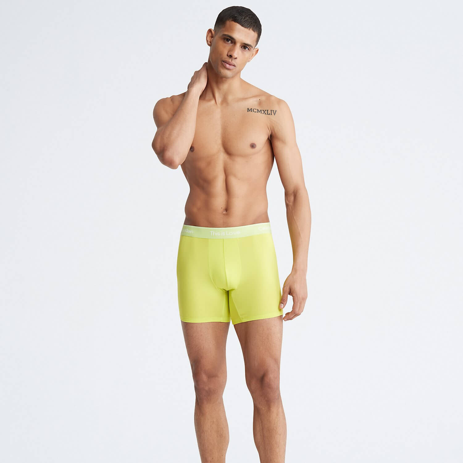 

Трусы боксеры Calvin Klein This Is Love Tonal Micro, желтый