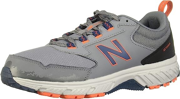 

Кроссовки New Balance Men's 510 V5 Trail Running, серый/белый/чёрный