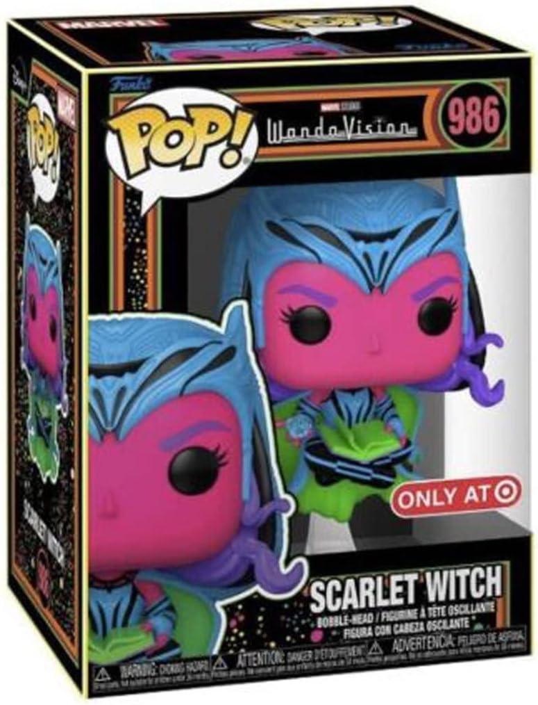 Фигурка Funko Pop! Marvel Black Light Vinyl Figure Collection MCU Glow Toy (Scarlet Witch)