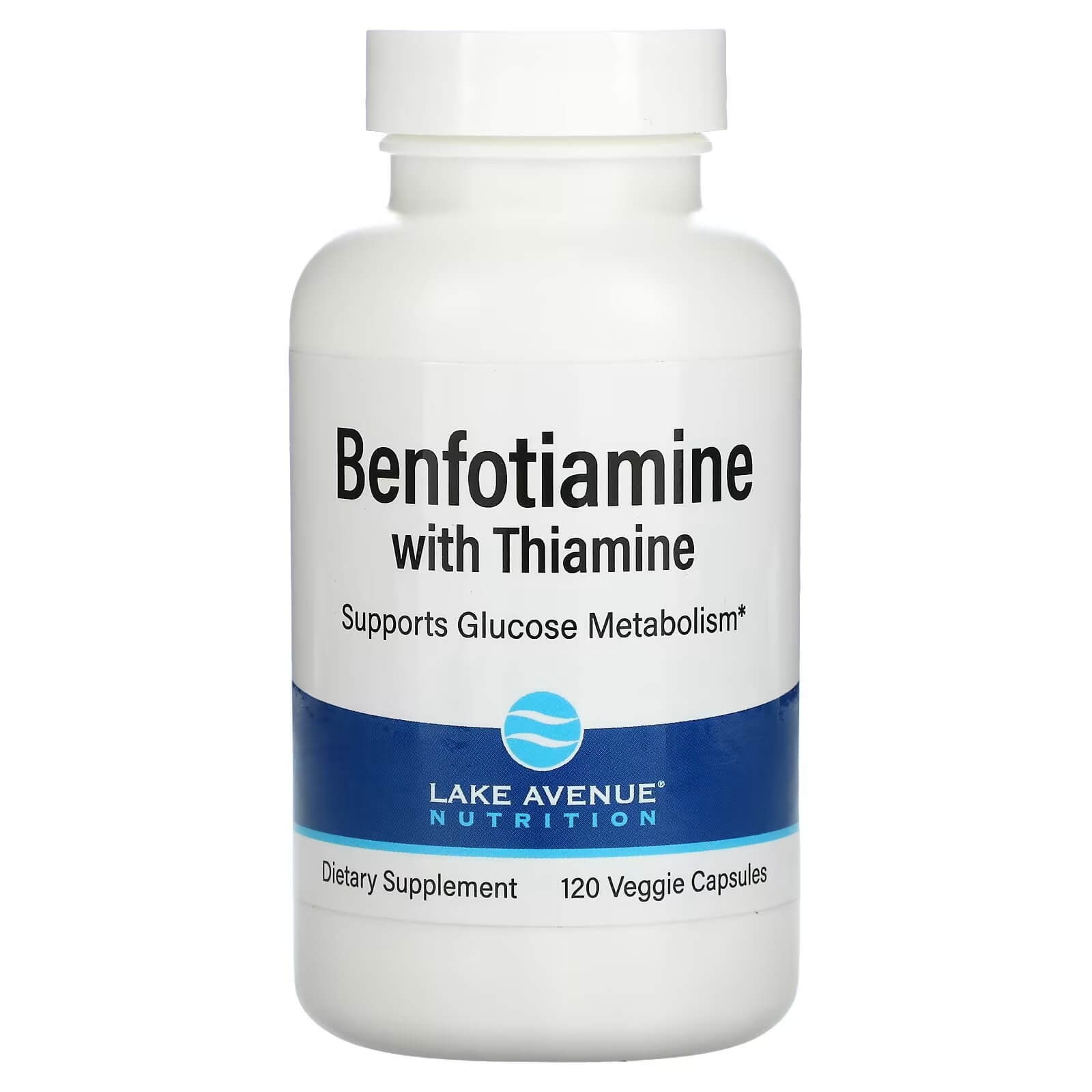 Бенфотиамин и тиамин 250 мг Lake Avenue Nutrition, 120 капсул