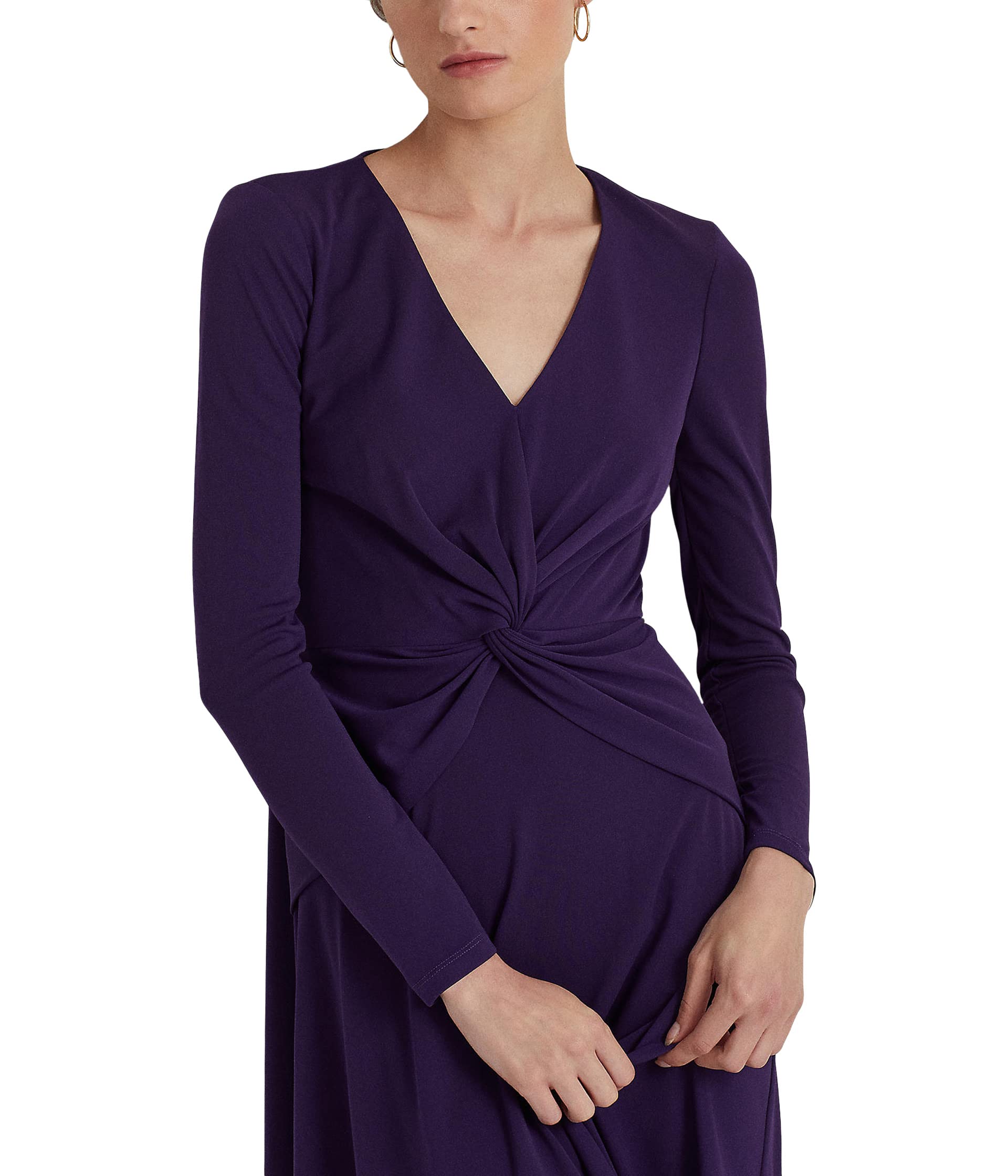 Ralph lauren twist discount front jersey dress