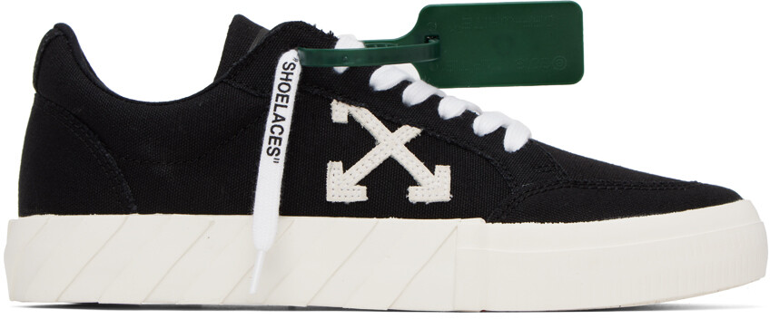 

Черные низкие кроссовки на вулканизированной основе Off-White