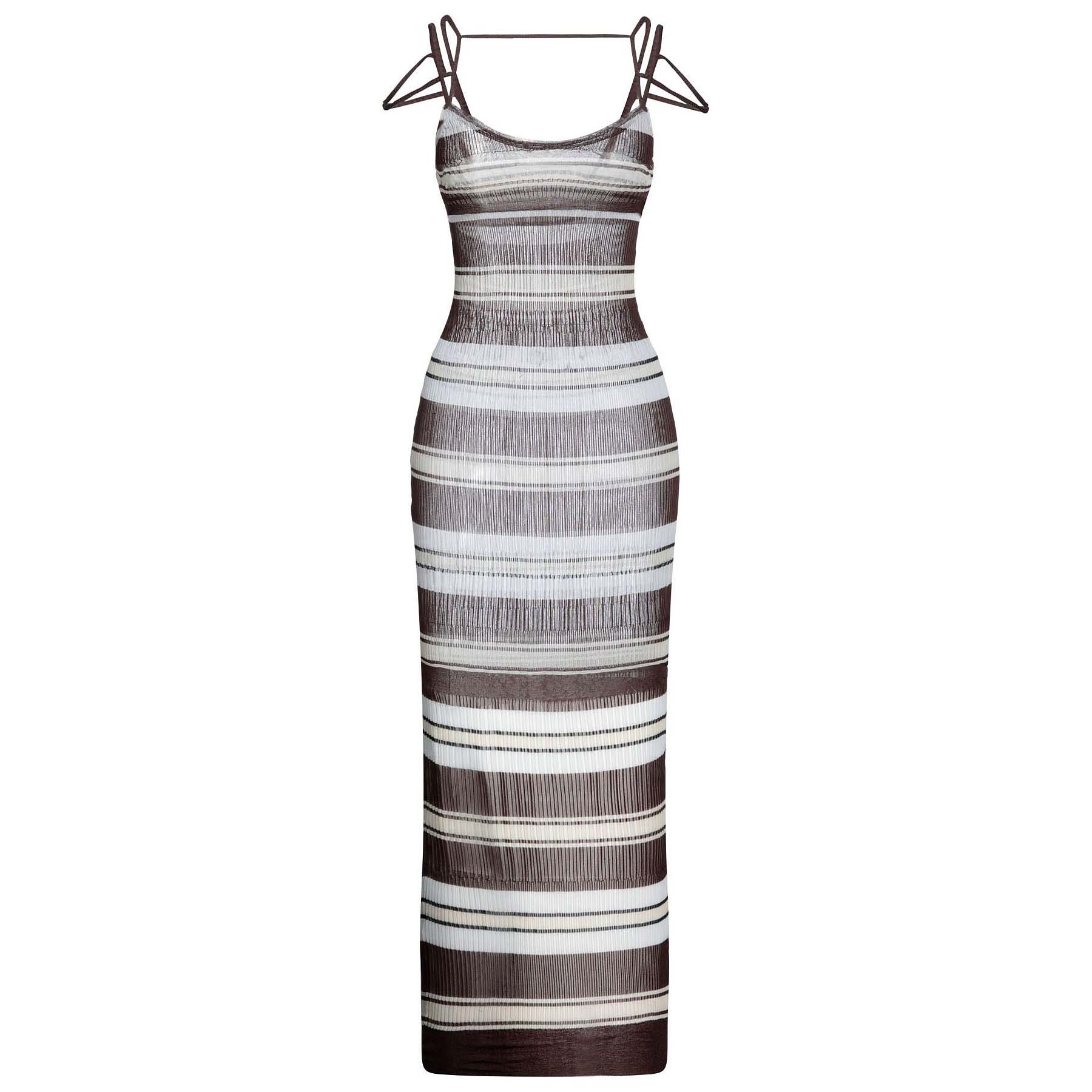 Платье Jacquemus Long, коричневый/мультиколор платье jacquemus office белый