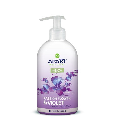 

Apart Natural Пребиотическое кремообразное жидкое мыло Passion Flower & Violet 500мл
