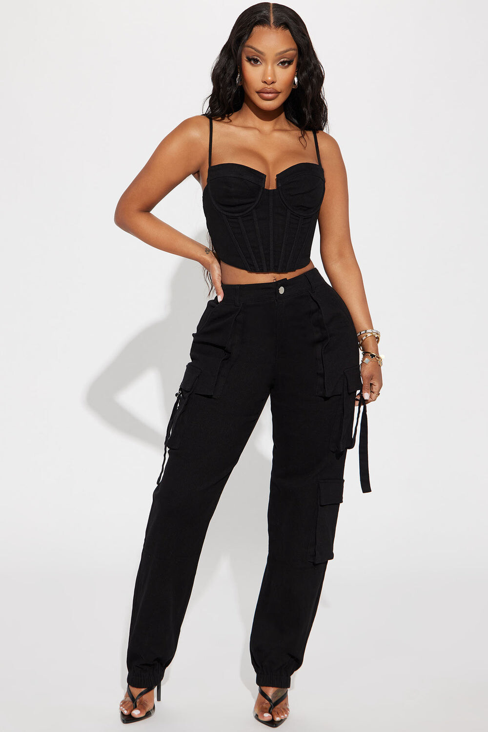 

Джоггеры Fashion Nova HGC8602, черный