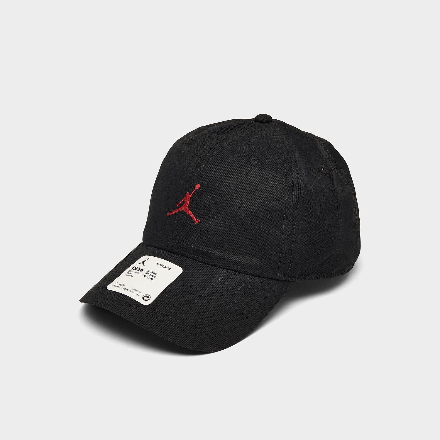 

Выстиранная шляпа с ремешком на спине Jordan Jumpman Heritage86, черный