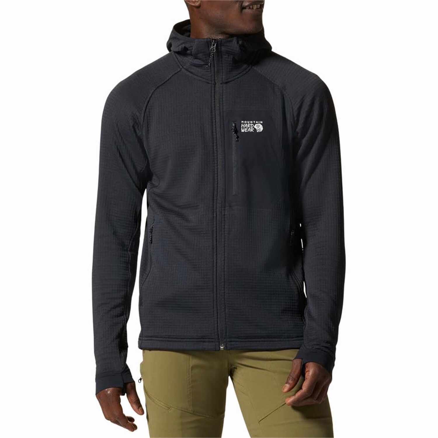 

Толстовка Mountain Hardwear Polartec Power Grid, чёрный