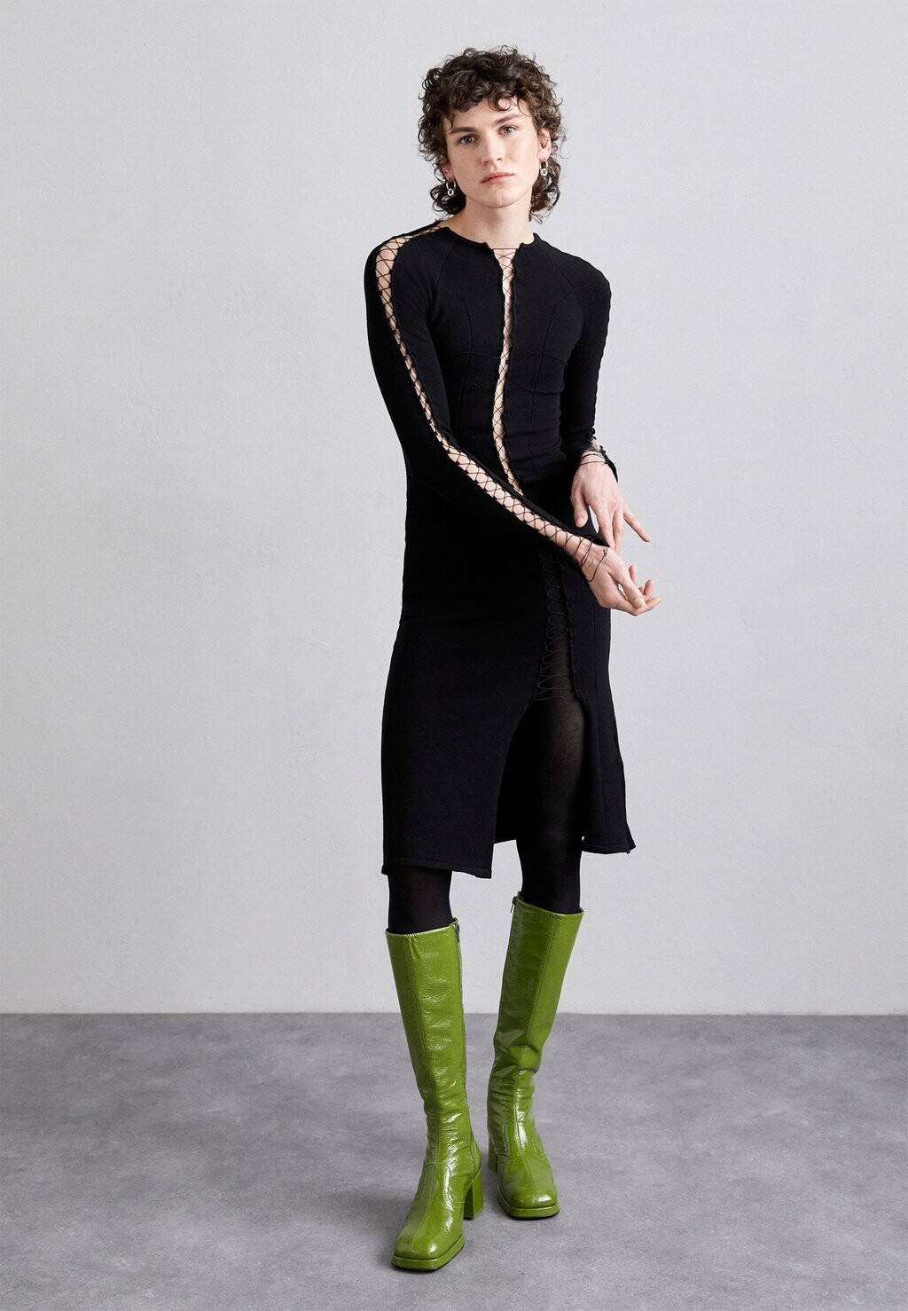 

Платье из джерси Yui Dress MIISTA, черный