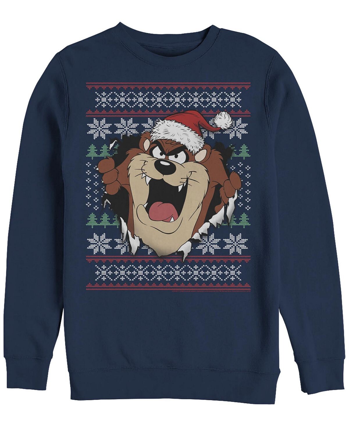 

Мужская толстовка looney tunes taz ugly Fifth Sun, синий
