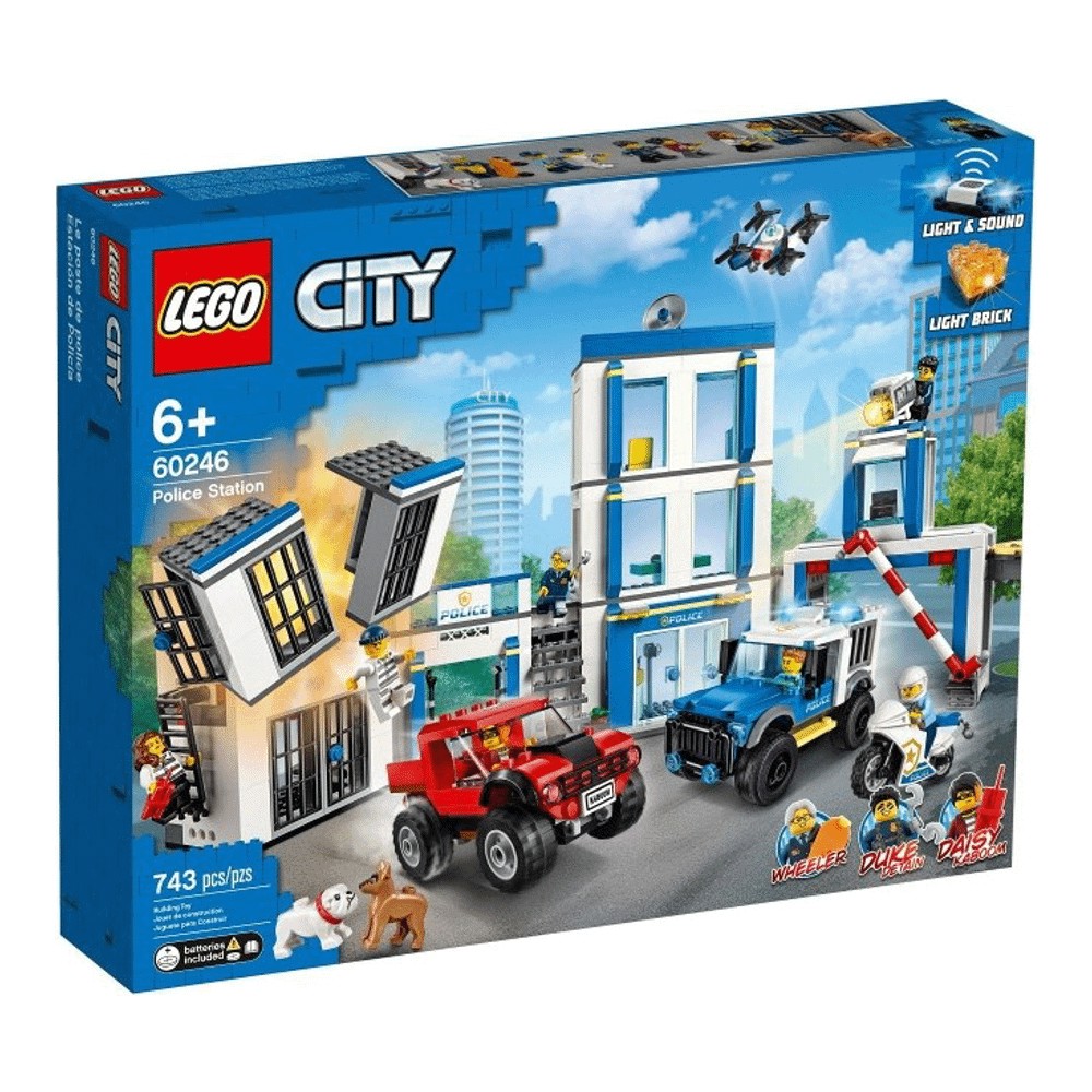 Конструктор LEGO City 60246 Полицейский участок конструктор полицейский участок сити