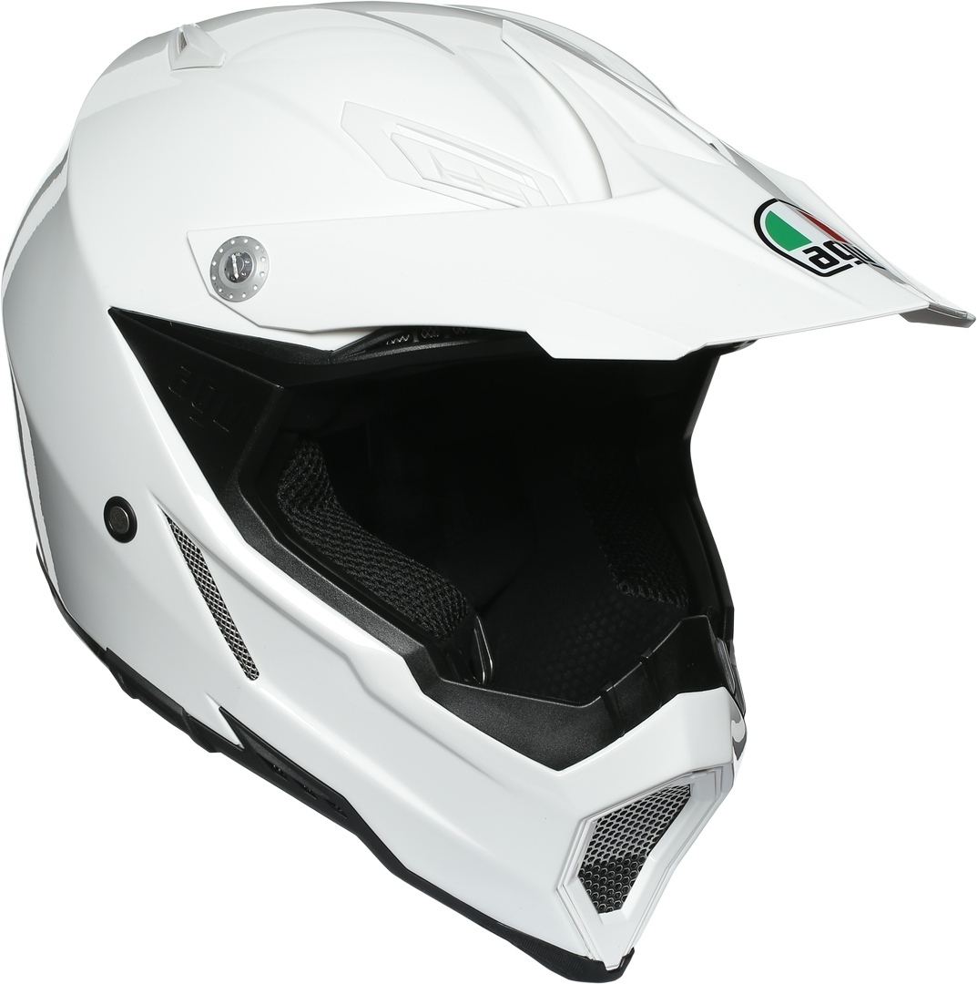 Шлем AGV AX-8 Evo White мотокроссовый, белый – заказать с доставкой из-за  рубежа через онлайн-сервис «CDEK.Shopping»