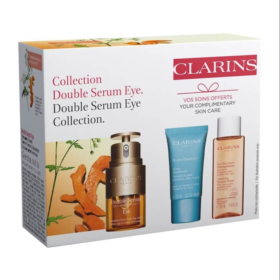 

Подарочный набор Clarins Double Eye Serum Eye, 3 предмета