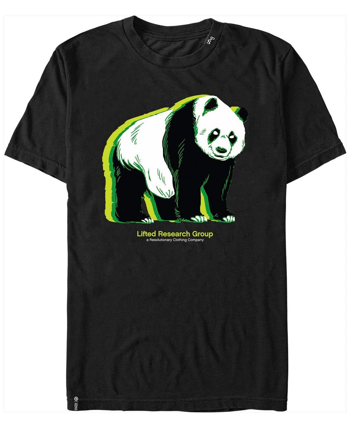 

Мужская футболка с коротким рукавом lrg wavy panda Fifth Sun, черный