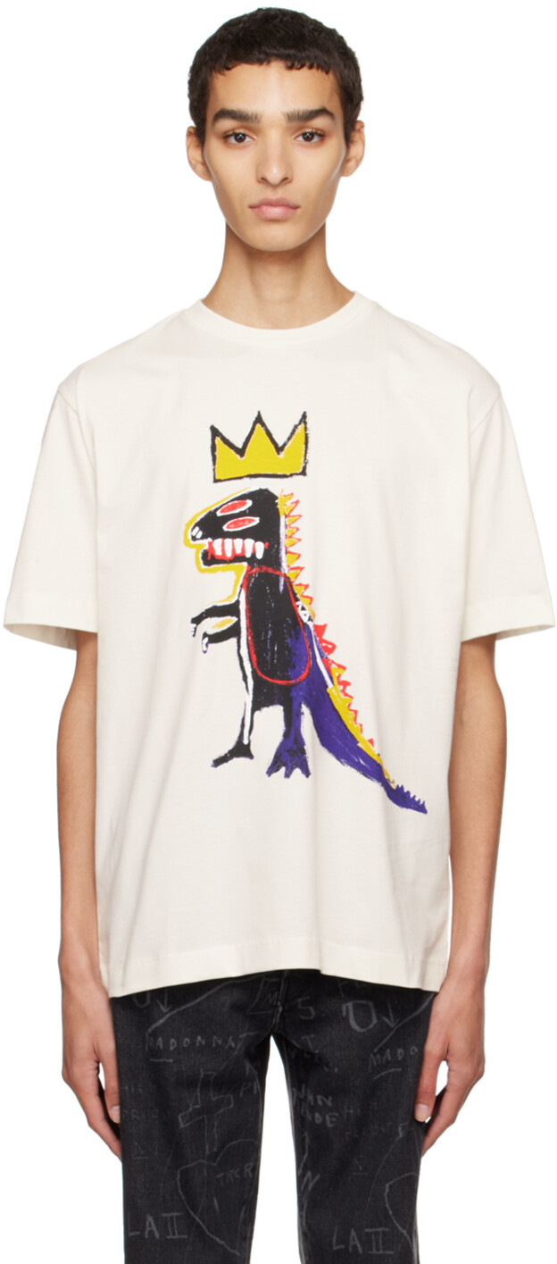 

Белая футболка Jean-Michel Basquiat Edition Wonder Pez Dispenser Études