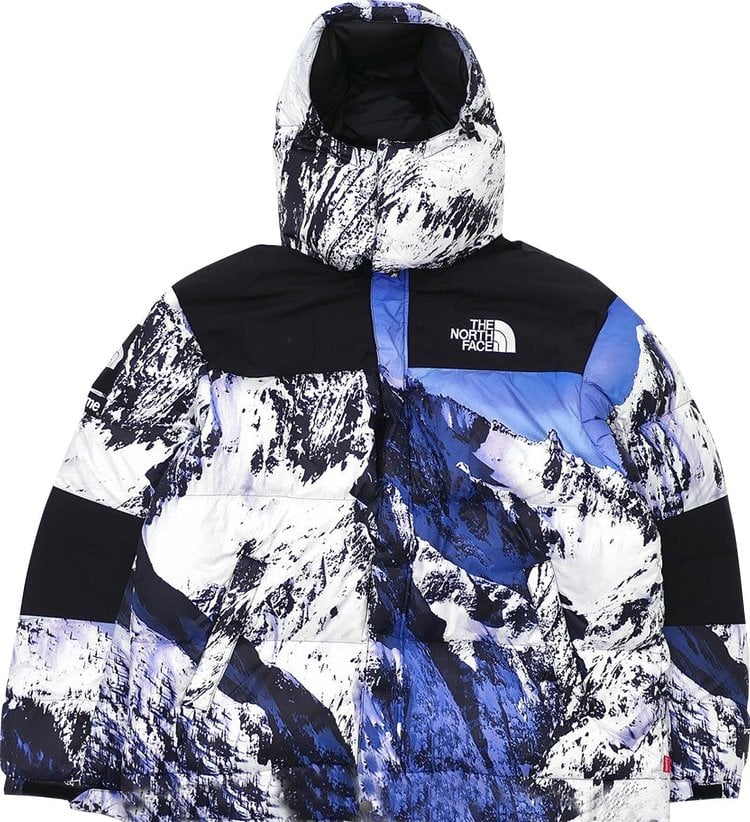 Куртка Supreme x The North Face Mountain Baltoro Jacket 'Blue/White', синий  купить в зарубежном интернет-магазине по выгодной цене через сервис  CDEK.Shopping