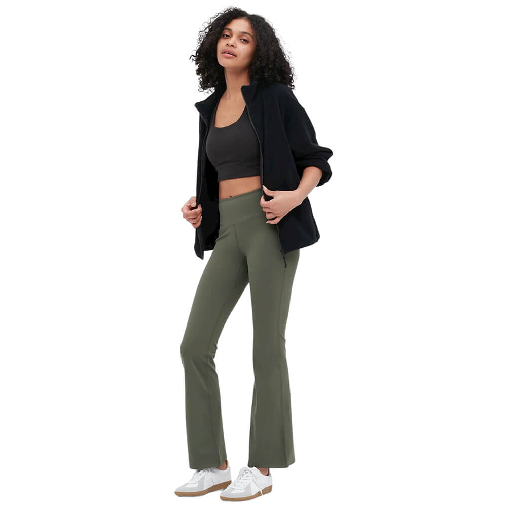 

Легинсы Uniqlo AIRism Soft Flared, оливковый
